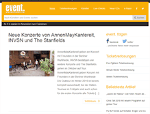 Tablet Screenshot of eventmagazin.info